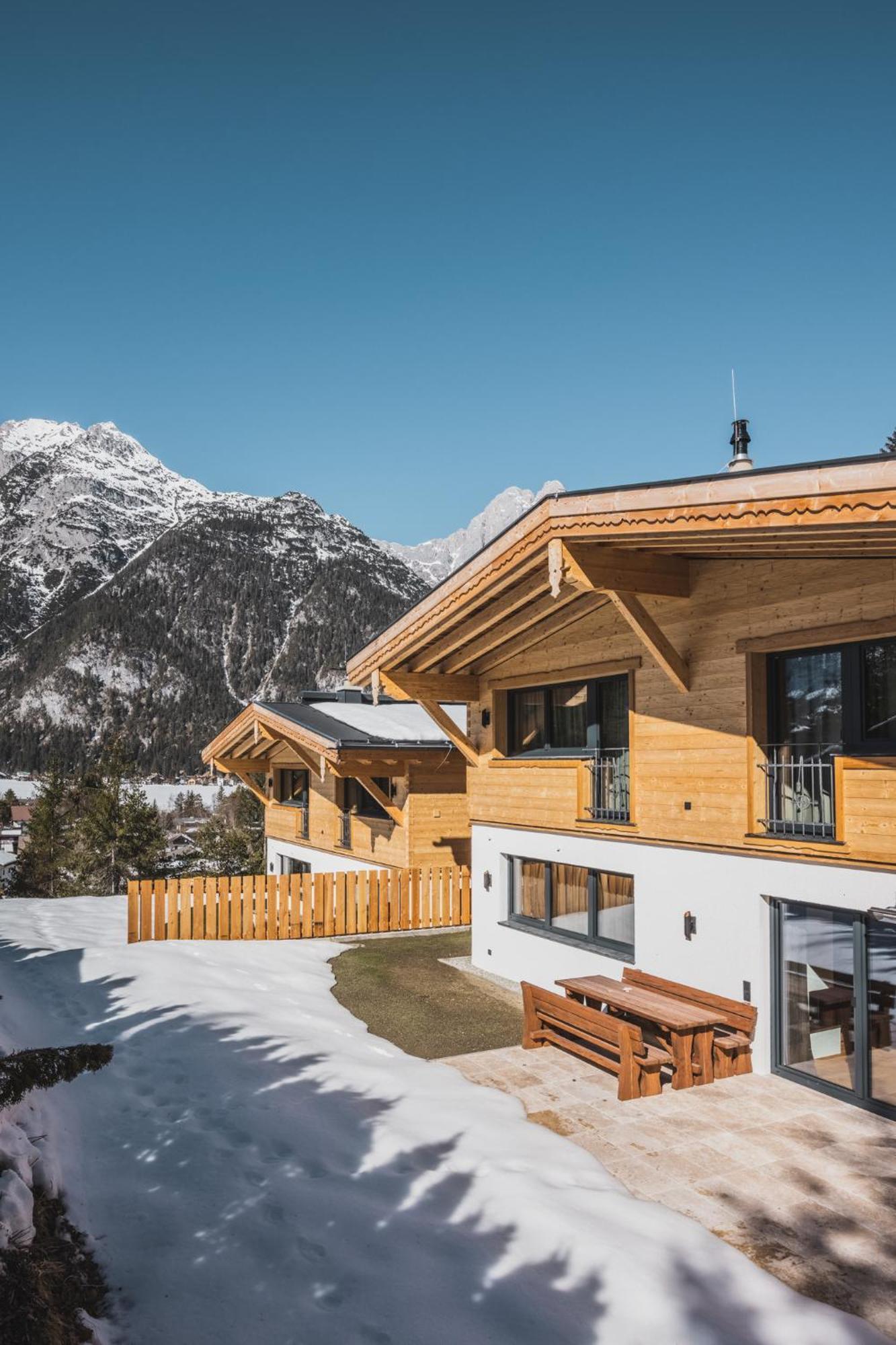 Wilderer Chalets 2-4 Personen Leutasch Exteriör bild
